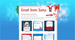 Desktop Screenshot of emailfromsanta.co.uk